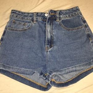 John Galt (Pacsun) high waisted jean shorts